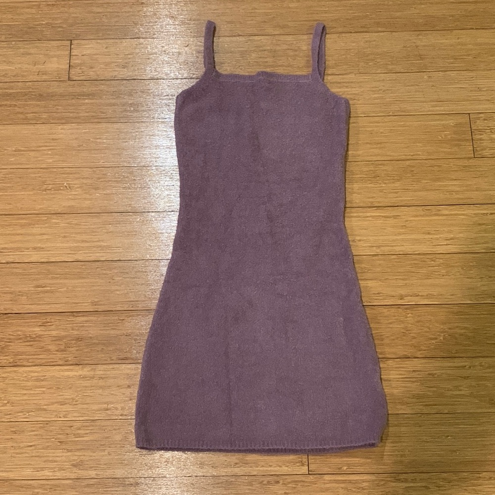 Zara Wool Purple Dress